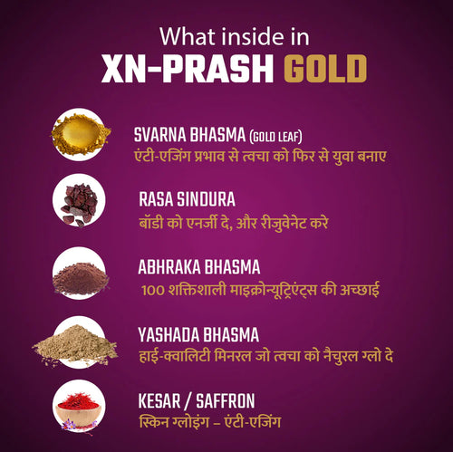 Vaidban XN-Prash Gold by Subhash Goyal – An Ayurvedic Rasayana enriched with Pure Gold Leaf for Anti-Ageing & Longevity
