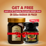 Vaidban XN-Prash Gold – Extra Premium Chyawanprash with Pure Gold Leaf for Anti-Ageing Excellence thumbnail 1